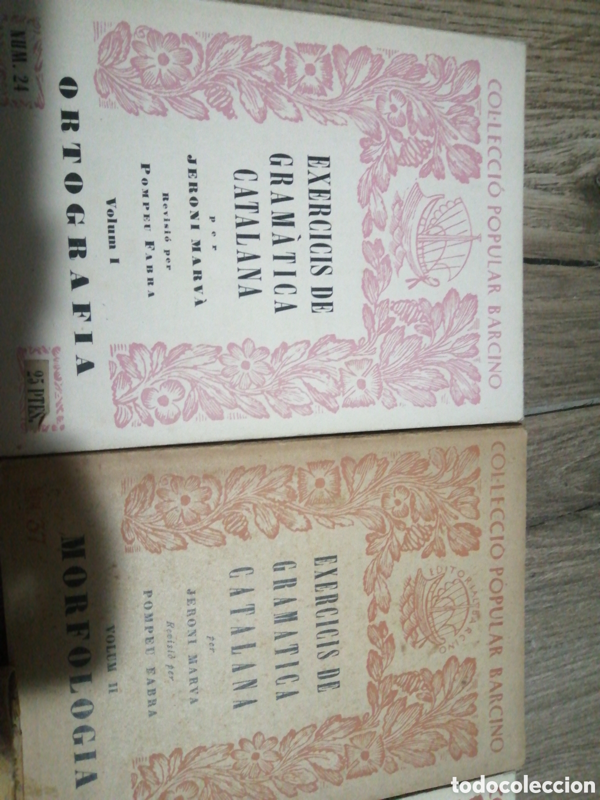 Libros de segunda mano: Exercicis de gram&agrave;tica catalana (serie completa) - Foto 3