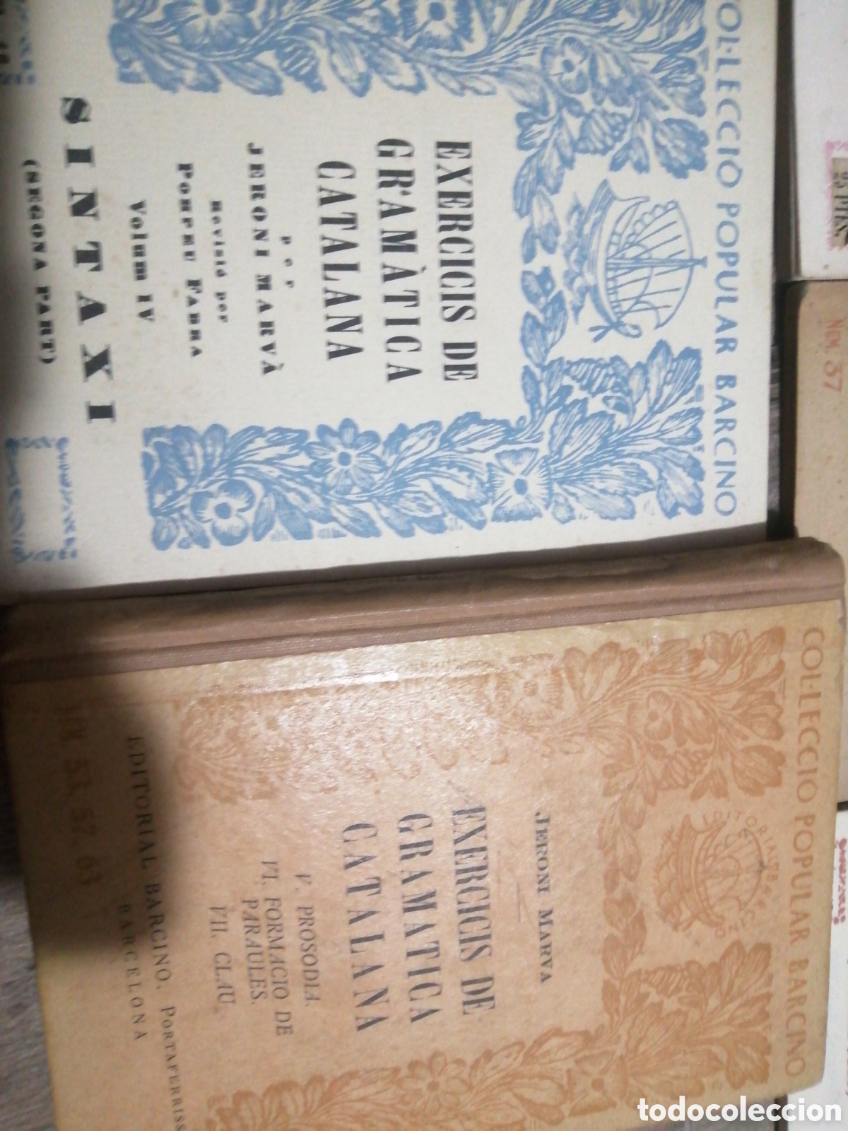 Libros de segunda mano: Exercicis de gram&agrave;tica catalana (serie completa) - Foto 2
