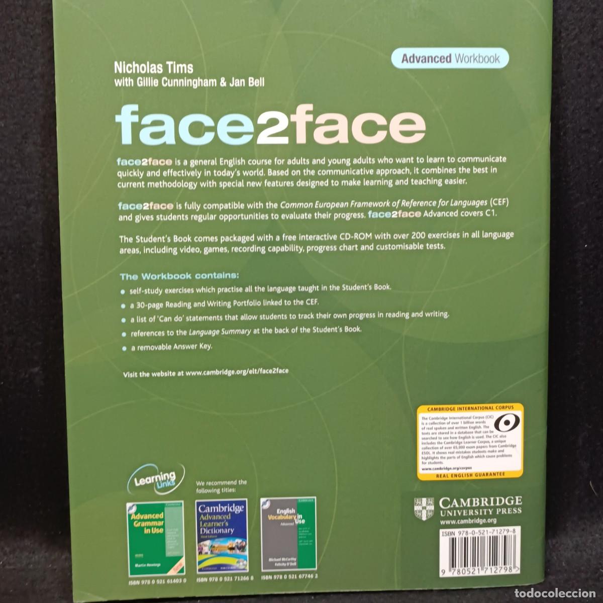 Libros de segunda mano: FACE 2 FACE - CAMBRIDGE - ADVANCED WORKBOOK / 19.951 CAA - Foto 2