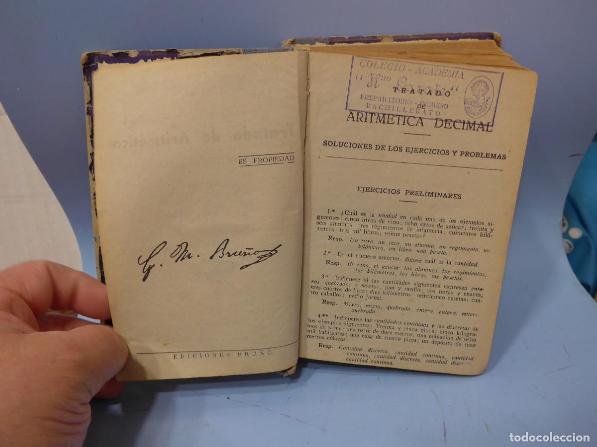 Libros de segunda mano: TRATADO DE ARITMETICA - ANTIGUA DECIMAL - EDICIONES BRU&Ntilde;O - Foto 7