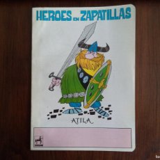 Libros de segunda mano: CUADERNO DE ESCRITURA ,SIN USAR. HEROES EN ZAPATILLAS. ATILA.CENTAURO.. Lote 387817769