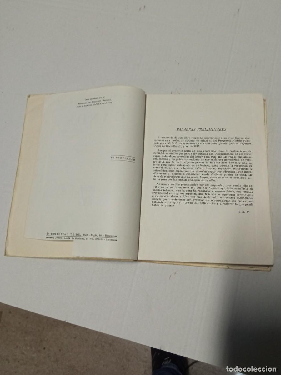 Libros de segunda mano: CANON segundo curso de matem&aacute;ticas - R. Rodr&iacute;guez Vidal - Teide - Foto 2