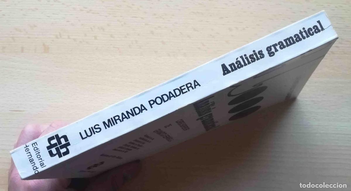 Libros de segunda mano: An&aacute;lisis gramatical (Luis Miranda Podadera) Editorial Hernando - Foto 7