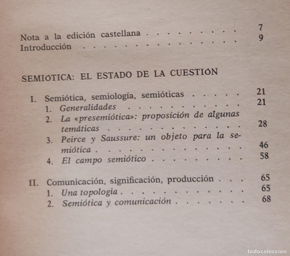 Libros de segunda mano: F. Casetti-Introducci&oacute;n a la semi&oacute;tica. - Foto 2