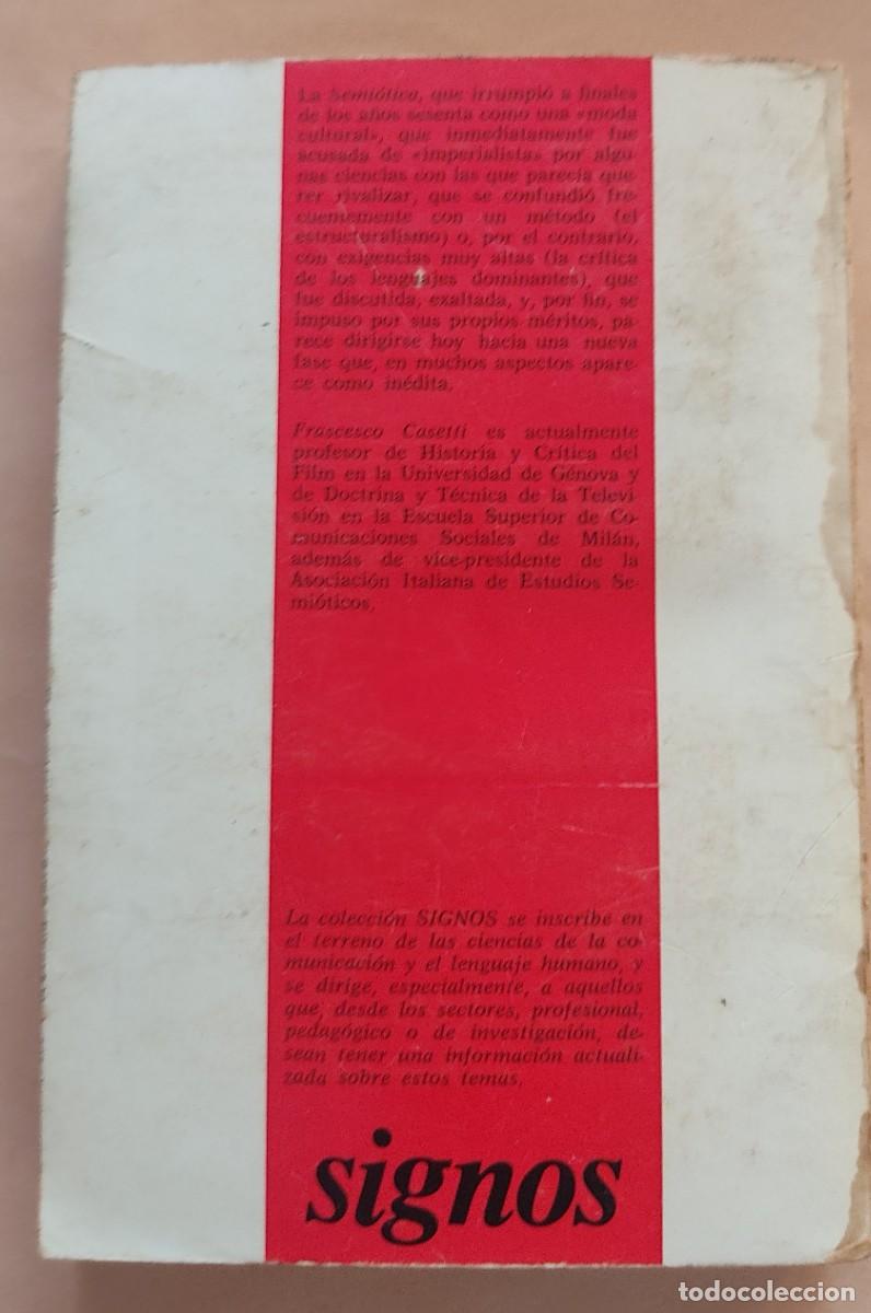 Libros de segunda mano: F. Casetti-Introducci&oacute;n a la semi&oacute;tica. - Foto 5