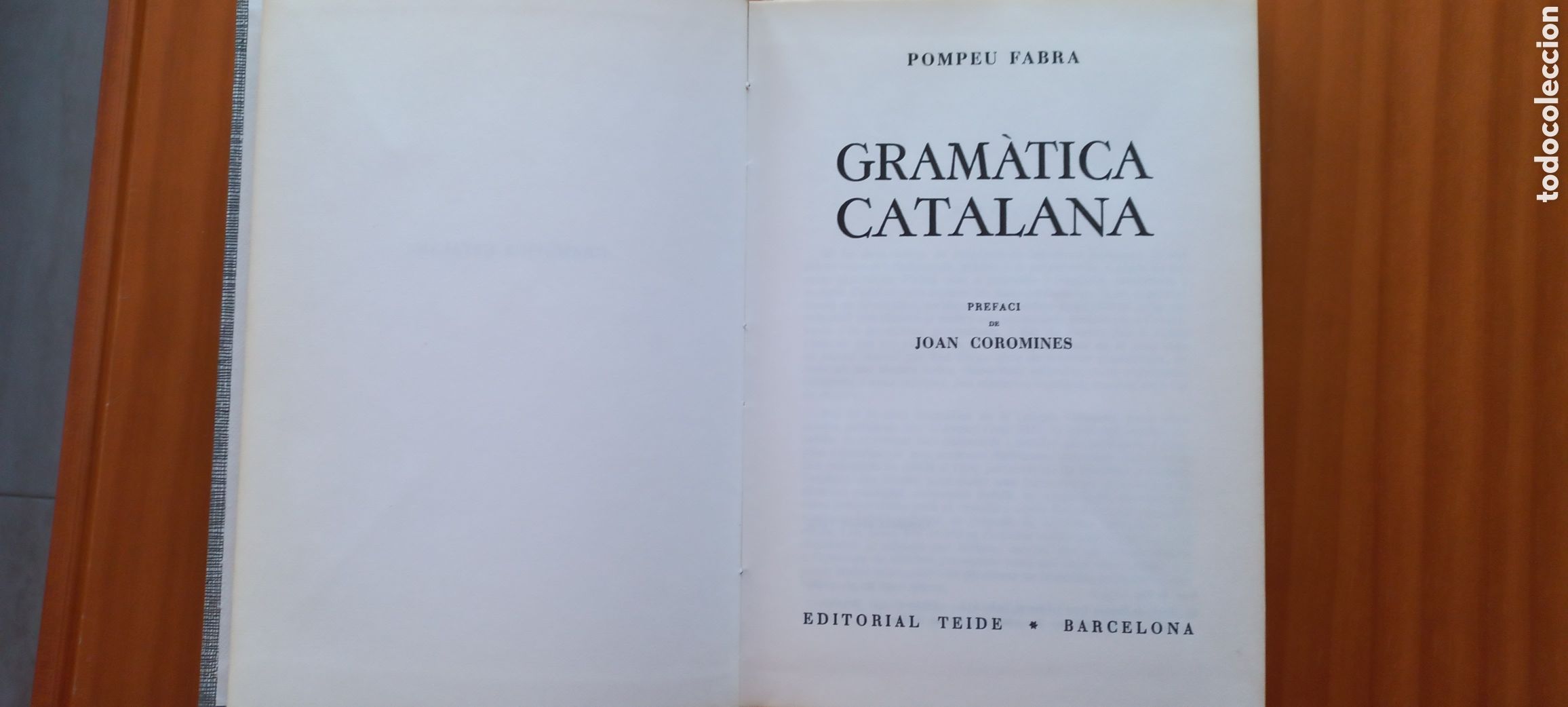 Libros de segunda mano: Gram&agrave;tica Catalana Pompeu Fabra Editorial Teide 5&ordf; edici&oacute; 1969 - Foto 3