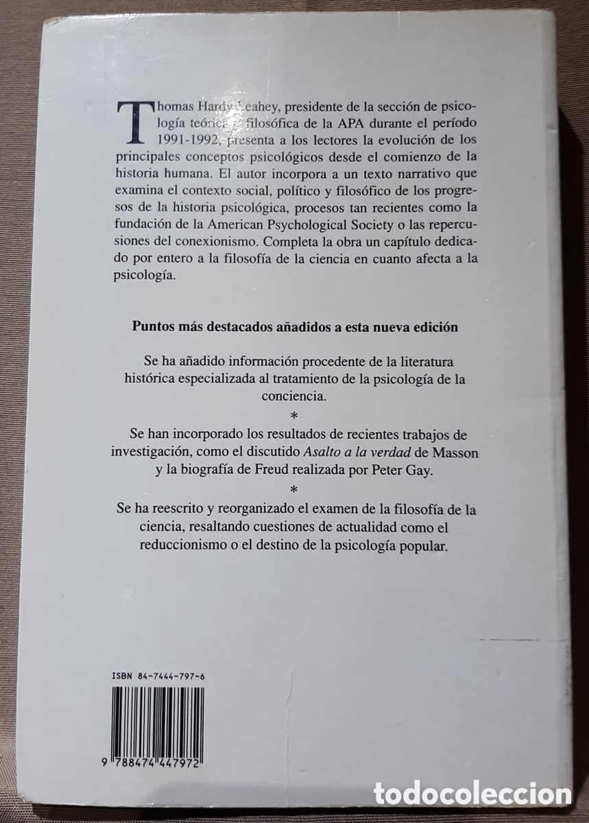 Libros de segunda mano: Historia de la psicolog&iacute;a. - Foto 2
