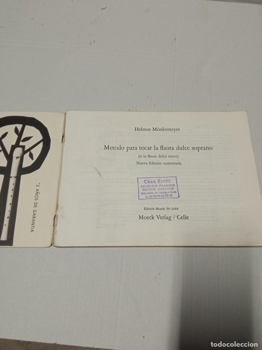 Libros de segunda mano: M&Eacute;TODO PARA TOCAR LA FLAUTA DULCE SOPRANO - Foto 2