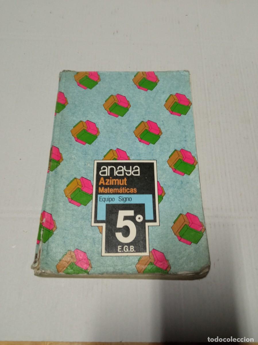 Libros de segunda mano: Libro Texto Azimut Matematicas 5 EGB Anaya - Foto 1