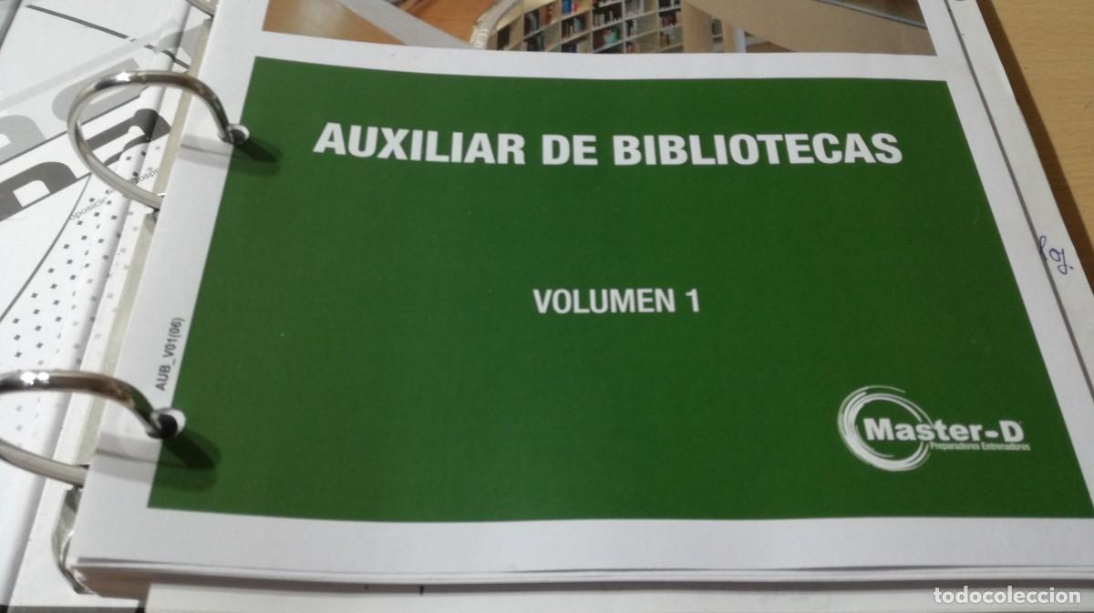 Libros de segunda mano: AUXILIAR BIBLIOTECAS VOLUMEN 1 / T-105 / MASTER D - Foto 3
