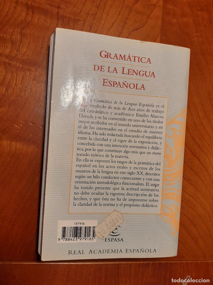 Libros de segunda mano: GRAMATICA DE LA LENGUA ESPA&Ntilde;OLA - Llorach - estudio - Foto 2