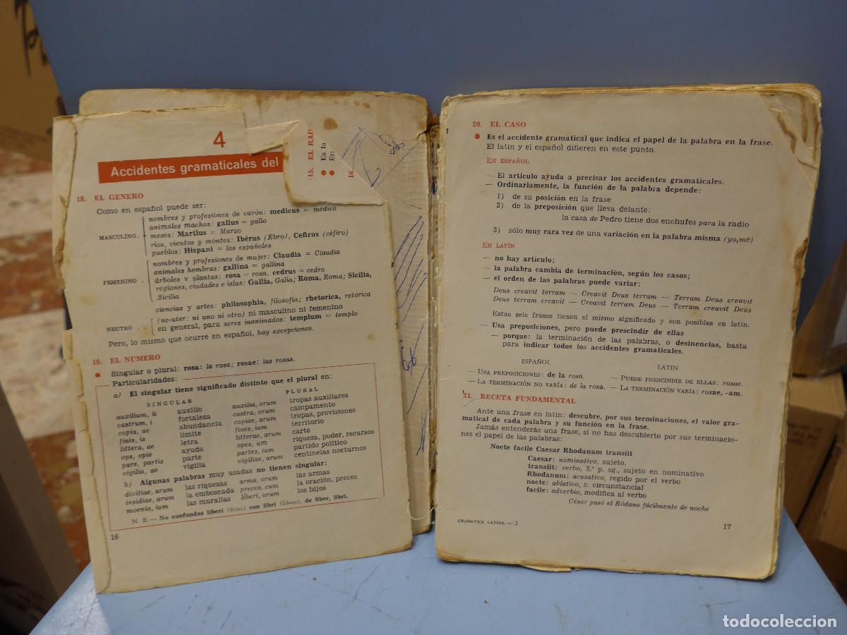Libros de segunda mano: GRAMATICA LATINA F. G. DEL RIO - EDICIONES S. M. - Foto 4