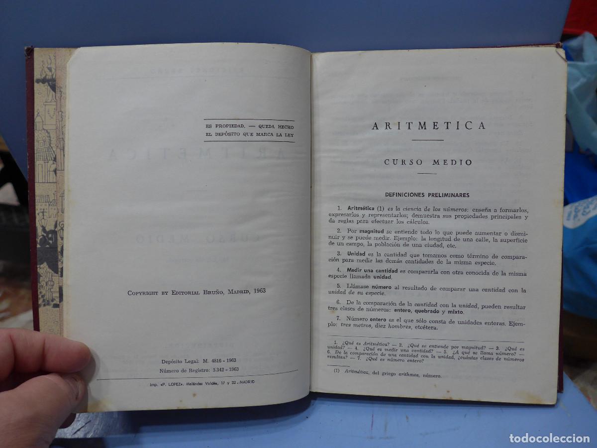 Libros de segunda mano: ARITMETICA CURSO MEDIO 2&deg; GRADO EDICIONES BRU&Ntilde;O - Foto 8