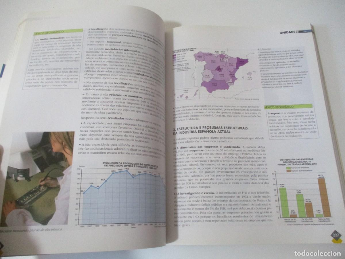 Libros de segunda mano: 2 XEOGRAF&Iacute;A BACHARELATO W17254 - Foto 3