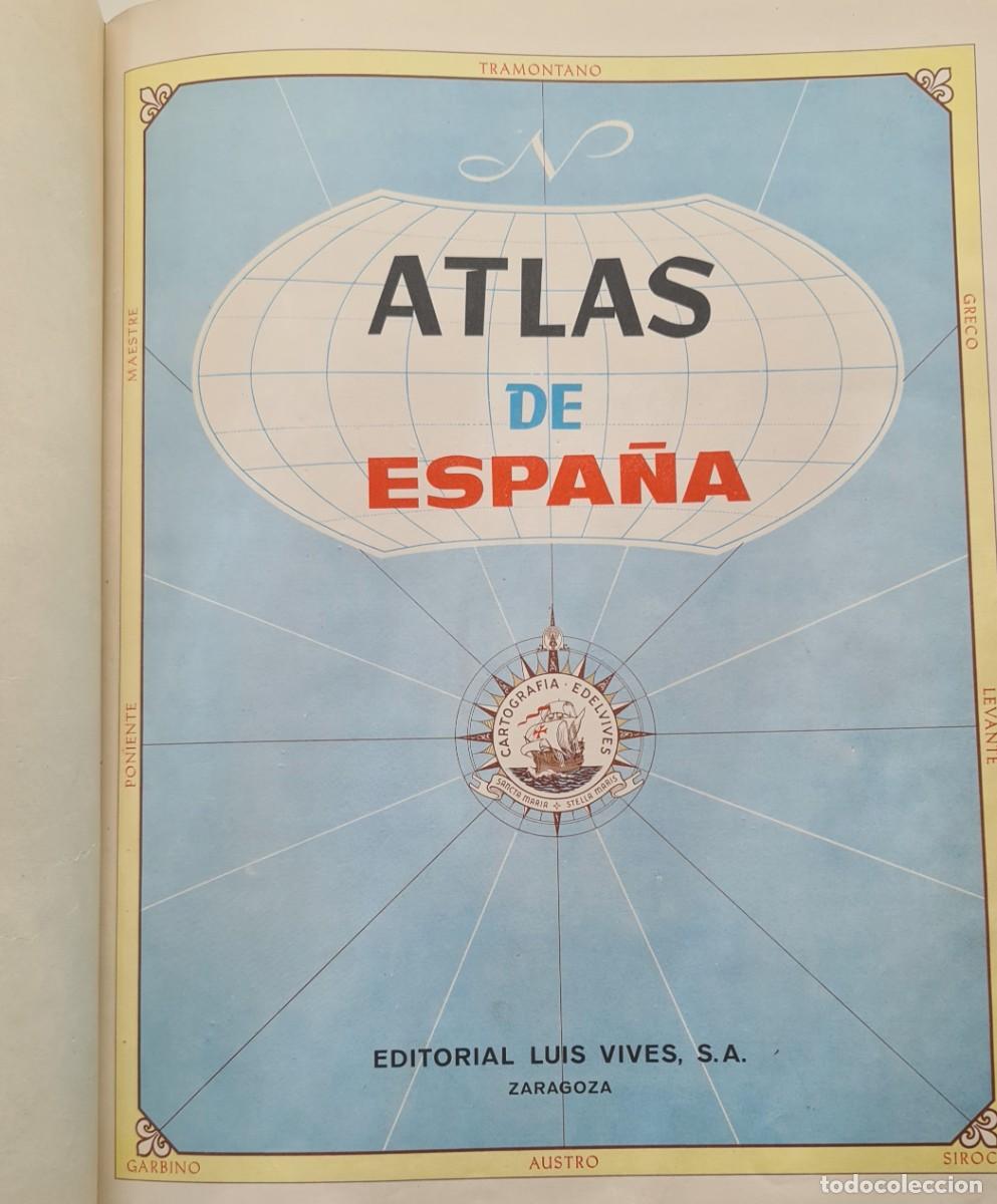 Libros de segunda mano: Atlas Espa&ntilde;a. Editorial Luis Vives. 1973 - Foto 3