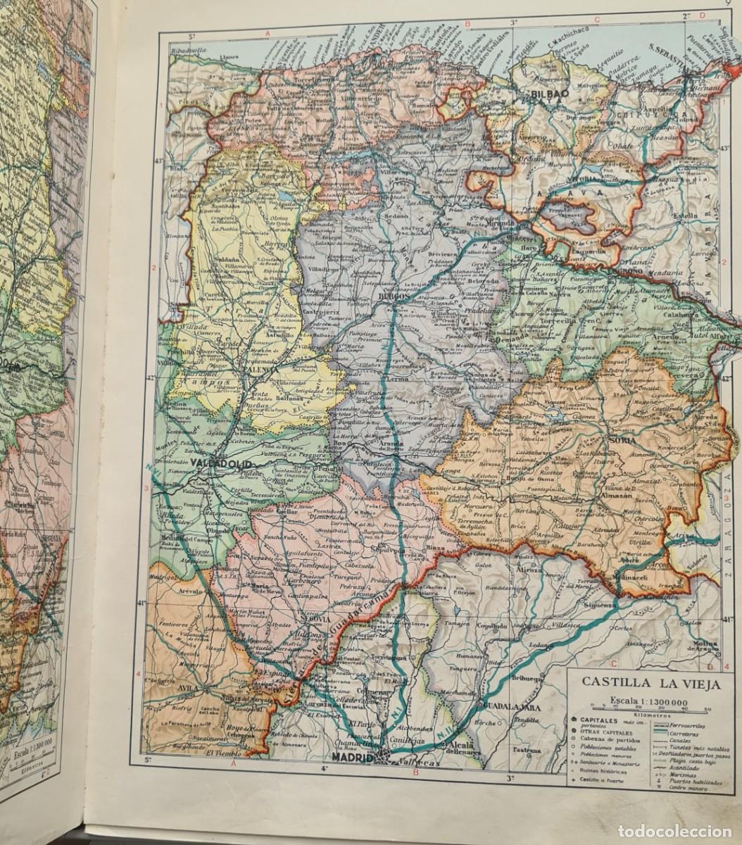 Libros de segunda mano: Atlas Espa&ntilde;a. Editorial Luis Vives. 1973 - Foto 5