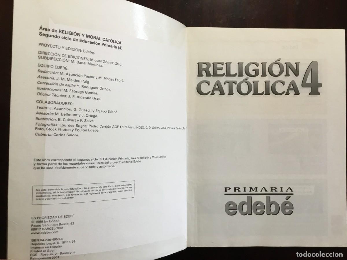 Libros de segunda mano: RELIGION CATOLICA 4&ordm; ESO EDEBE - Foto 2