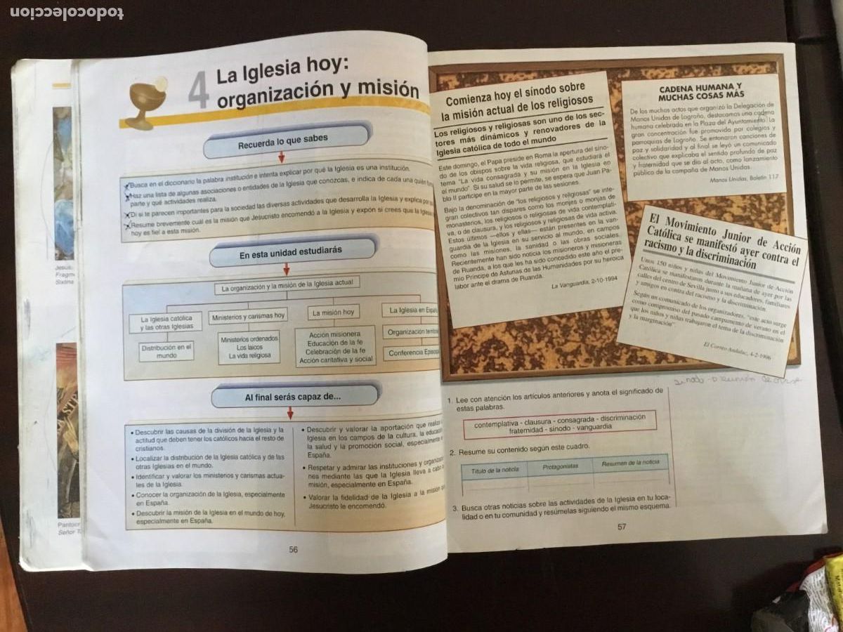 Libros de segunda mano: RELIGION CATOLICA 2 ESO - Foto 4