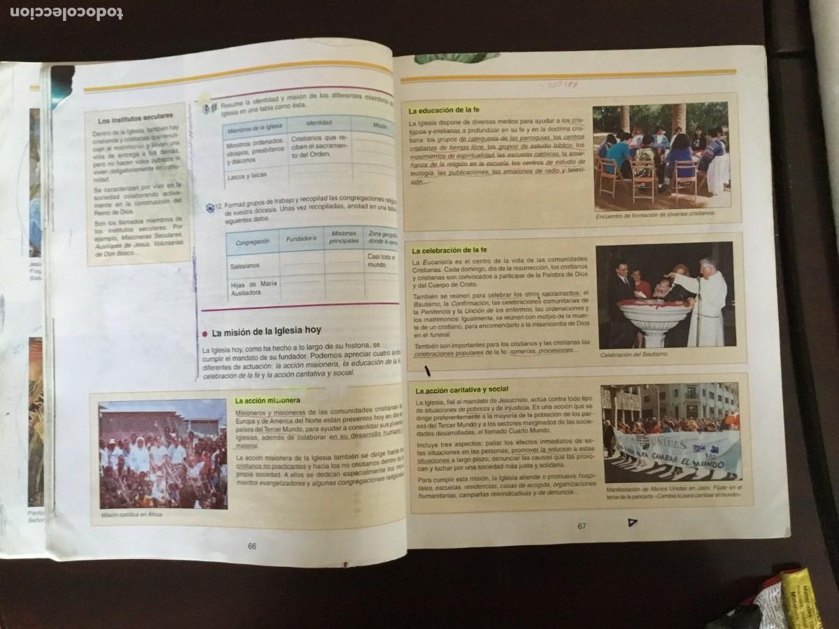 Libros de segunda mano: RELIGION CATOLICA 2 ESO - Foto 5