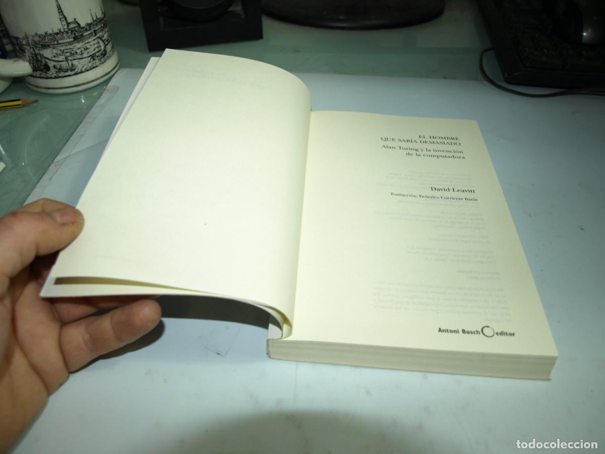 Libros de segunda mano: David Leavitt, Alan Turing, - Foto 2