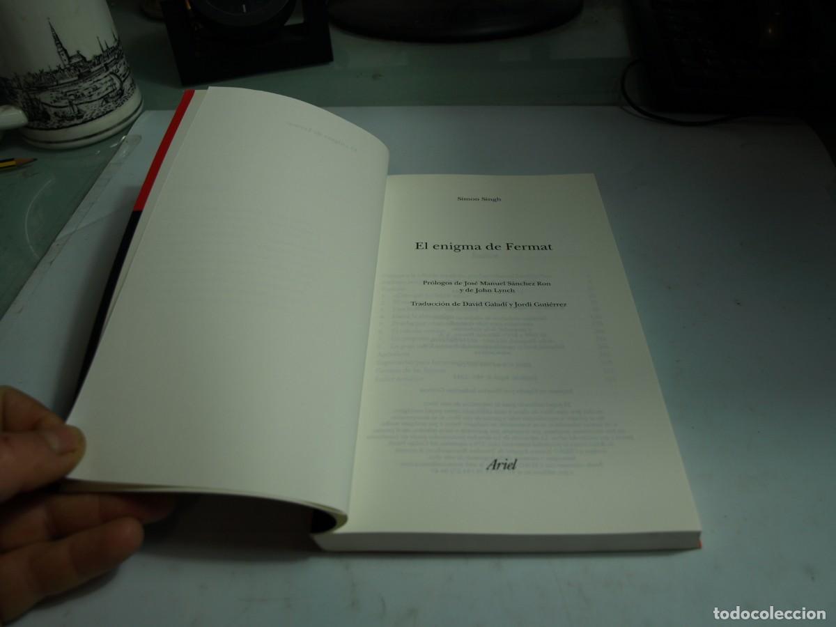 Libros de segunda mano: Simon Singh, El enigma de Fermat, Ariel - Foto 2