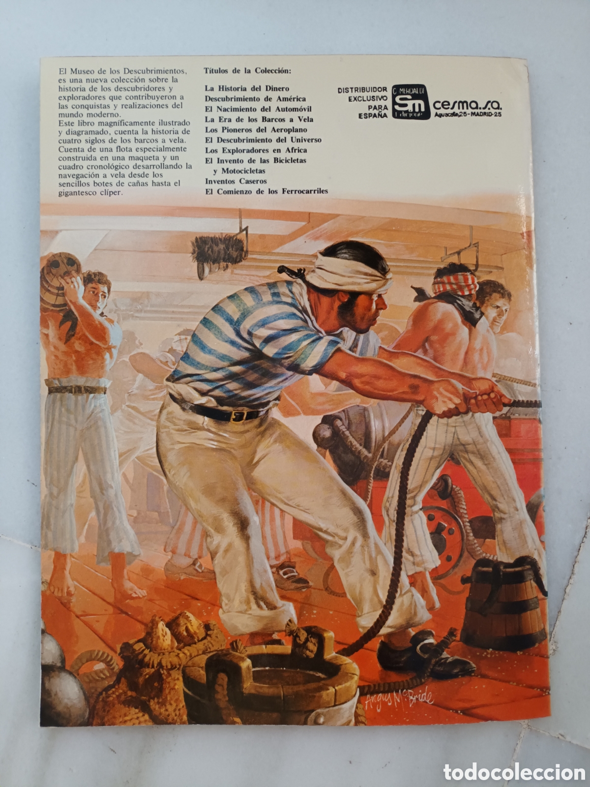 Libros de segunda mano: LA ERA DE LOS BARCOS A VELA. EDICIONES PLESA,1976. - Foto 4