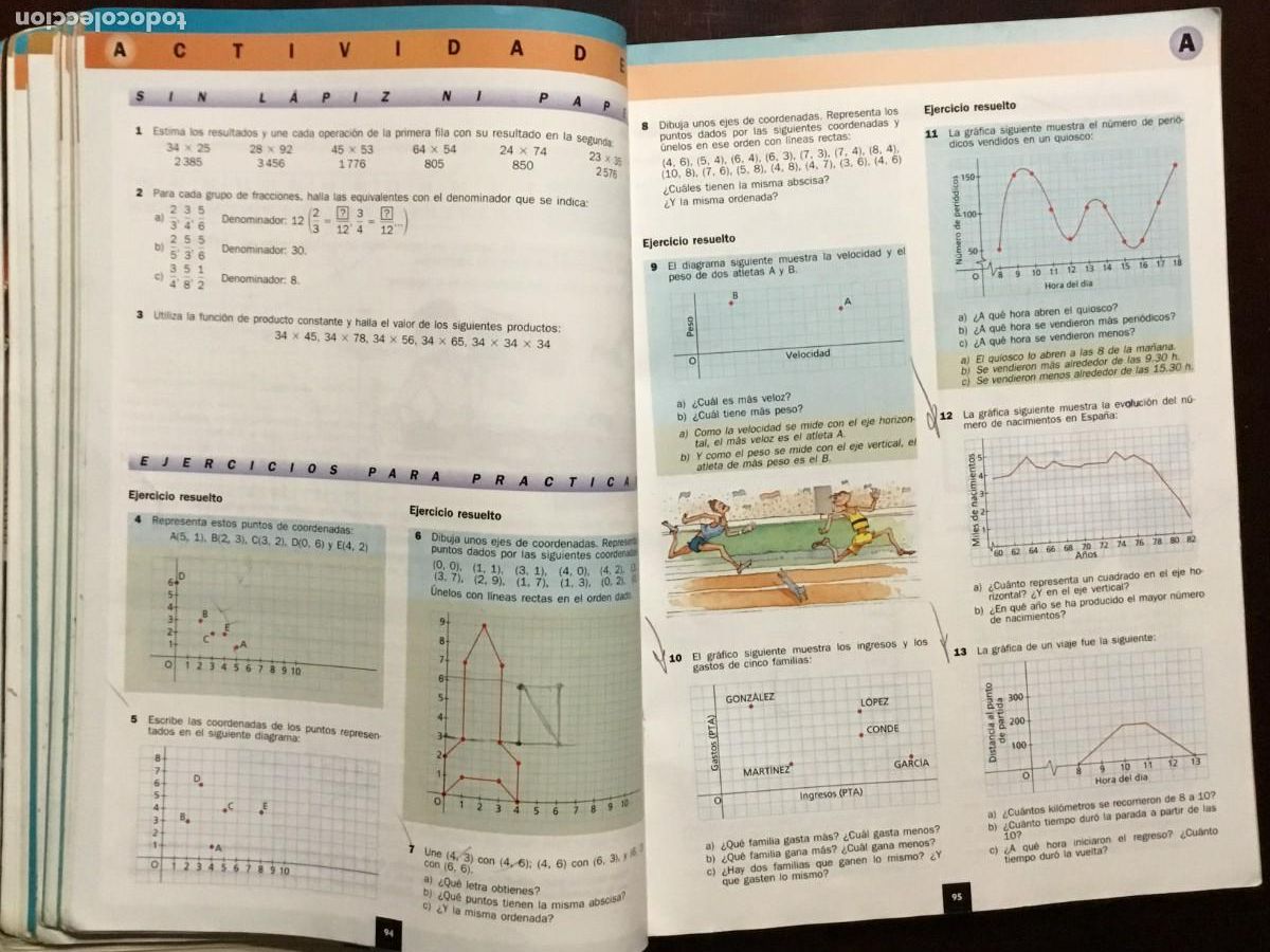 Libros de segunda mano: ARITMOS. MATEMATICAS 1&ordm; ESO. ED. SM - Foto 7