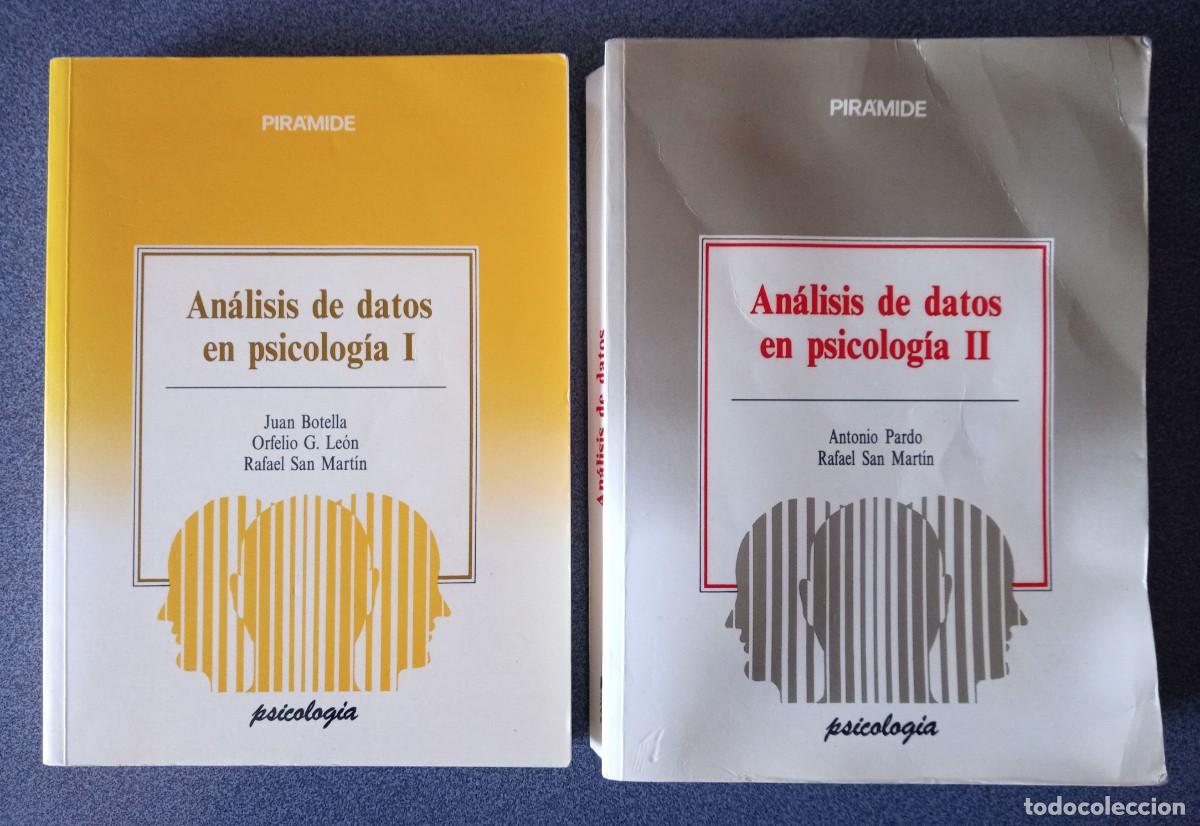 Libros de segunda mano: Lote libros An&aacute;lisis De Datos En Psicolog&iacute;a - Foto 1