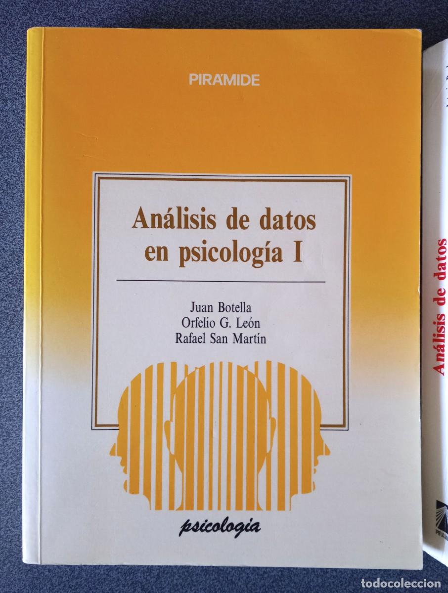 Libros de segunda mano: Lote libros An&aacute;lisis De Datos En Psicolog&iacute;a - Foto 2