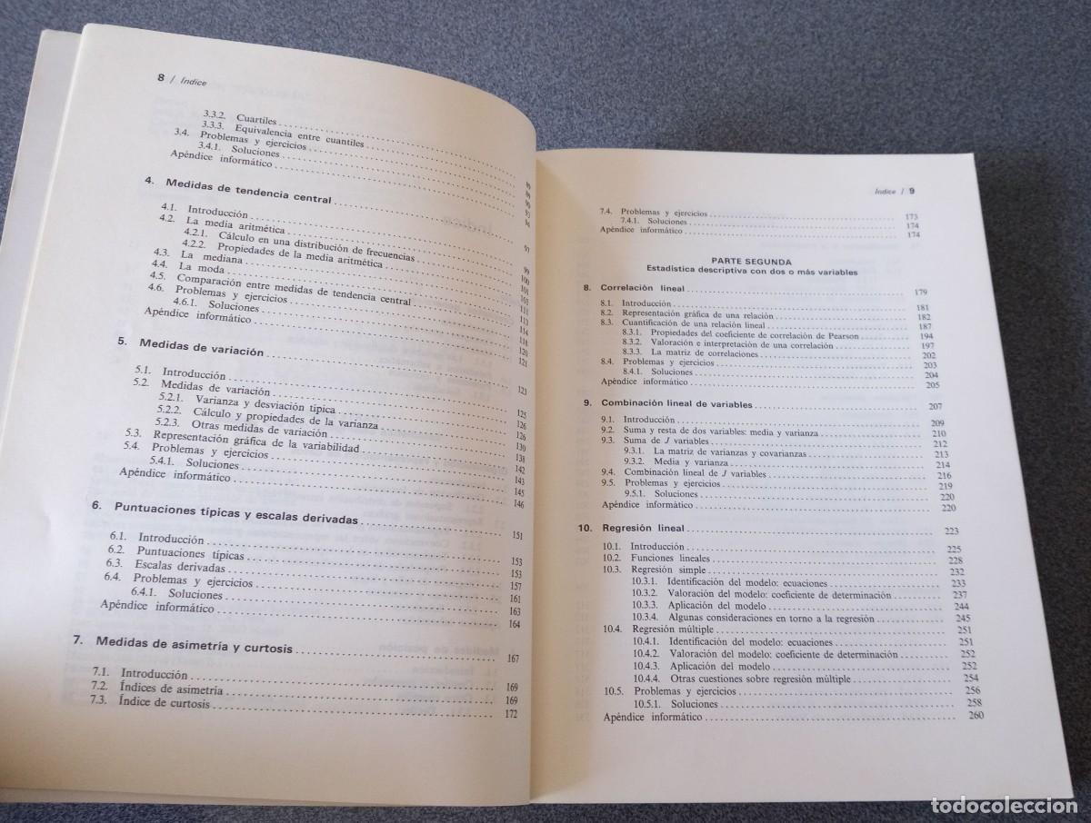 Libros de segunda mano: Lote libros An&aacute;lisis De Datos En Psicolog&iacute;a - Foto 8