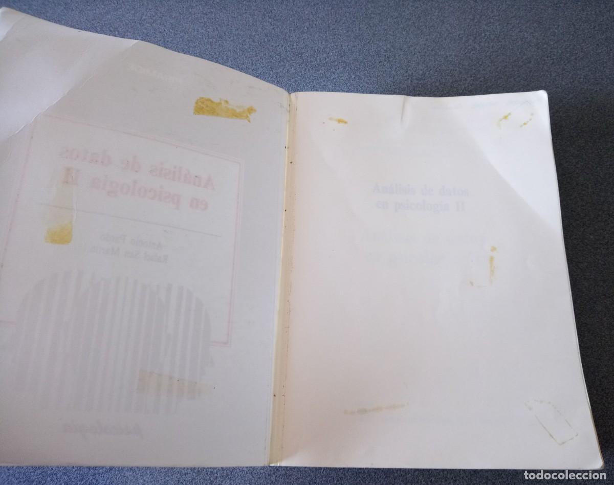 Libros de segunda mano: Lote libros An&aacute;lisis De Datos En Psicolog&iacute;a - Foto 10
