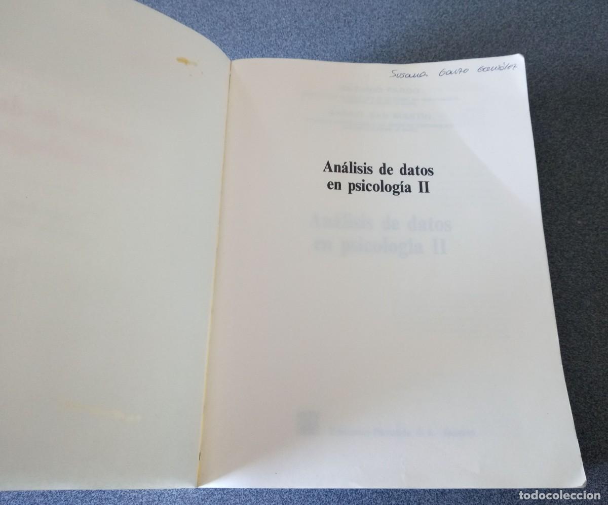 Libros de segunda mano: Lote libros An&aacute;lisis De Datos En Psicolog&iacute;a - Foto 11