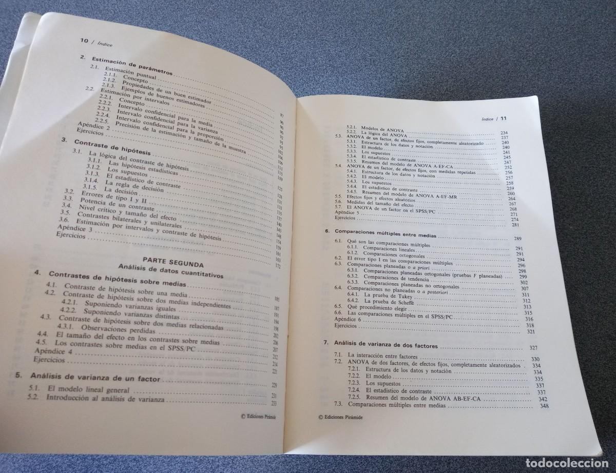 Libros de segunda mano: Lote libros An&aacute;lisis De Datos En Psicolog&iacute;a - Foto 15