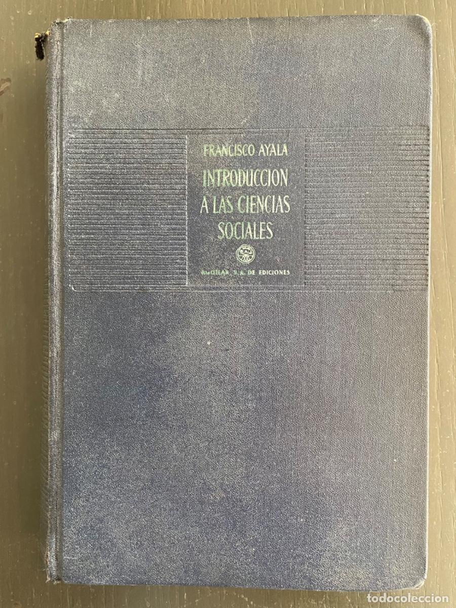 Libros de segunda mano: Introducci&oacute;n a las ciencias sociales. Ayala - Foto 1