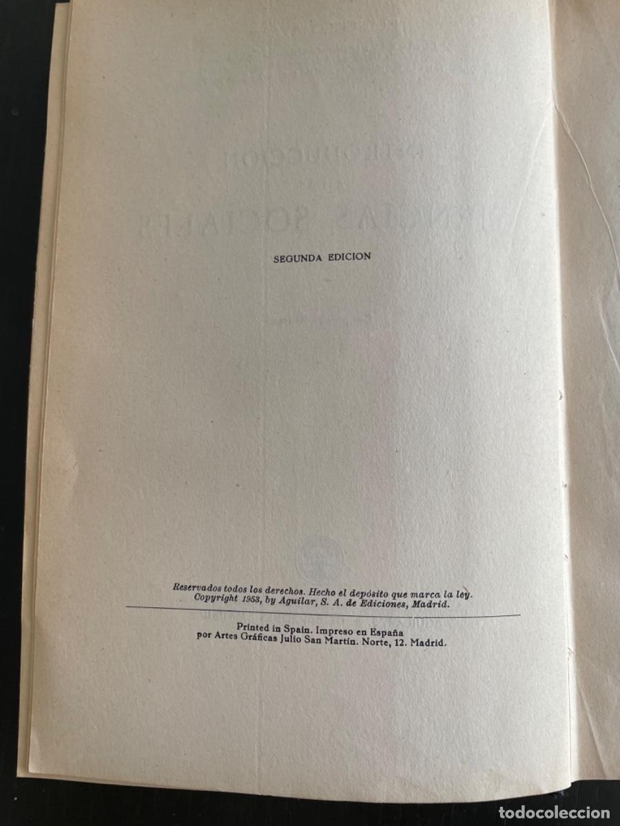 Libros de segunda mano: Introducci&oacute;n a las ciencias sociales. Ayala - Foto 4