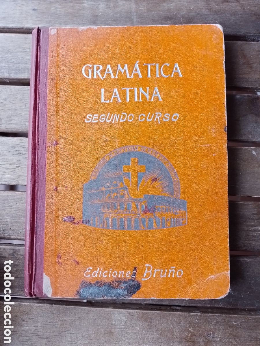 Libros de segunda mano: Gram&aacute;tica latina. Segundo curso.Bru&ntilde;o - Foto 1