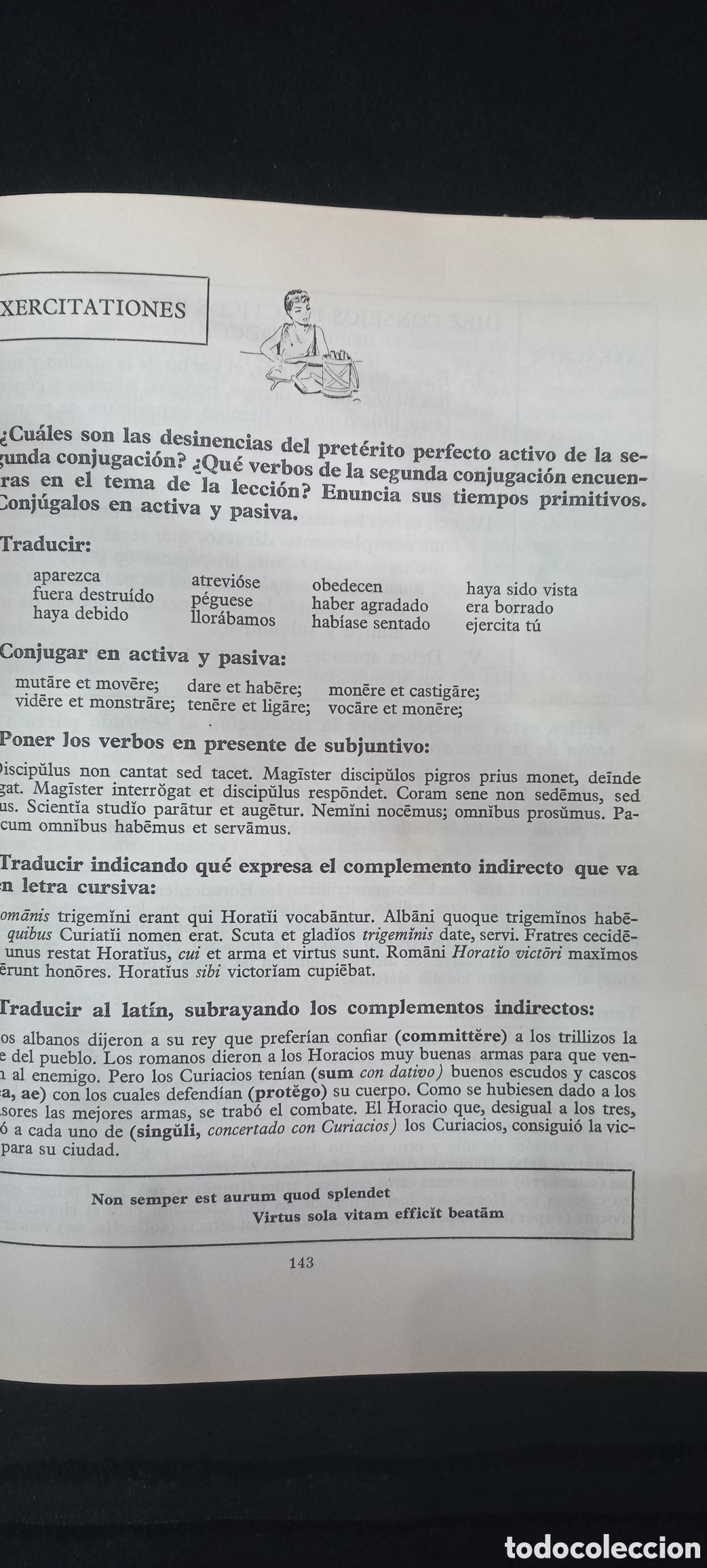 Libros de segunda mano: GRAECIA ET ROMA. ED. COCULSA, 1963 Gram&aacute;tica y Textos Latinos - Foto 2