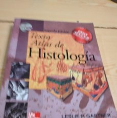 Libros de segunda mano: GG-4088 LIBRO TEXTO ATLAS DE HISTOLOGIA LESLIE GARTNER JAMES HIATT CON EL CD. Lote 394348214