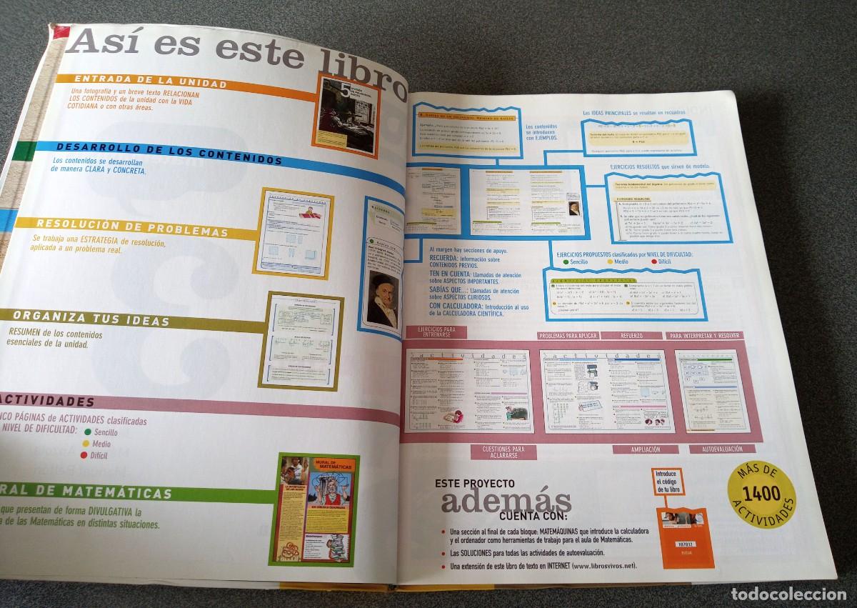 Libros de segunda mano: Matem&aacute;ticas 3&ordm; ESO - Foto 4