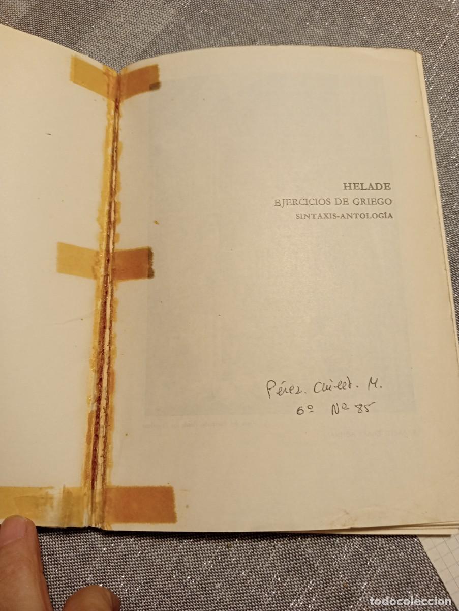 Libros de segunda mano: HELADE ejercicios de griego.II sintaxis -antolog&iacute;a - Foto 7