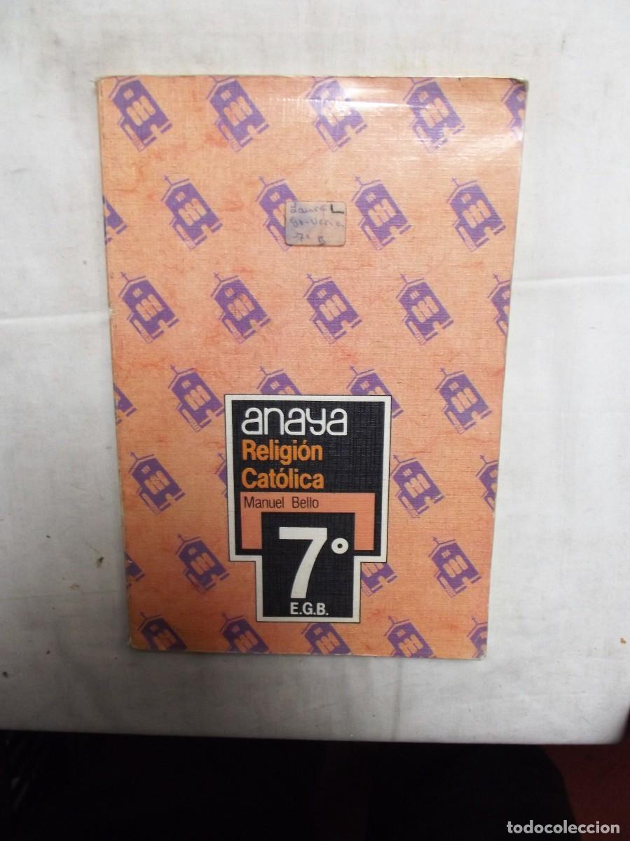 Libros de segunda mano: RELIGION CATOLICA 7 E.G.B. - Foto 1