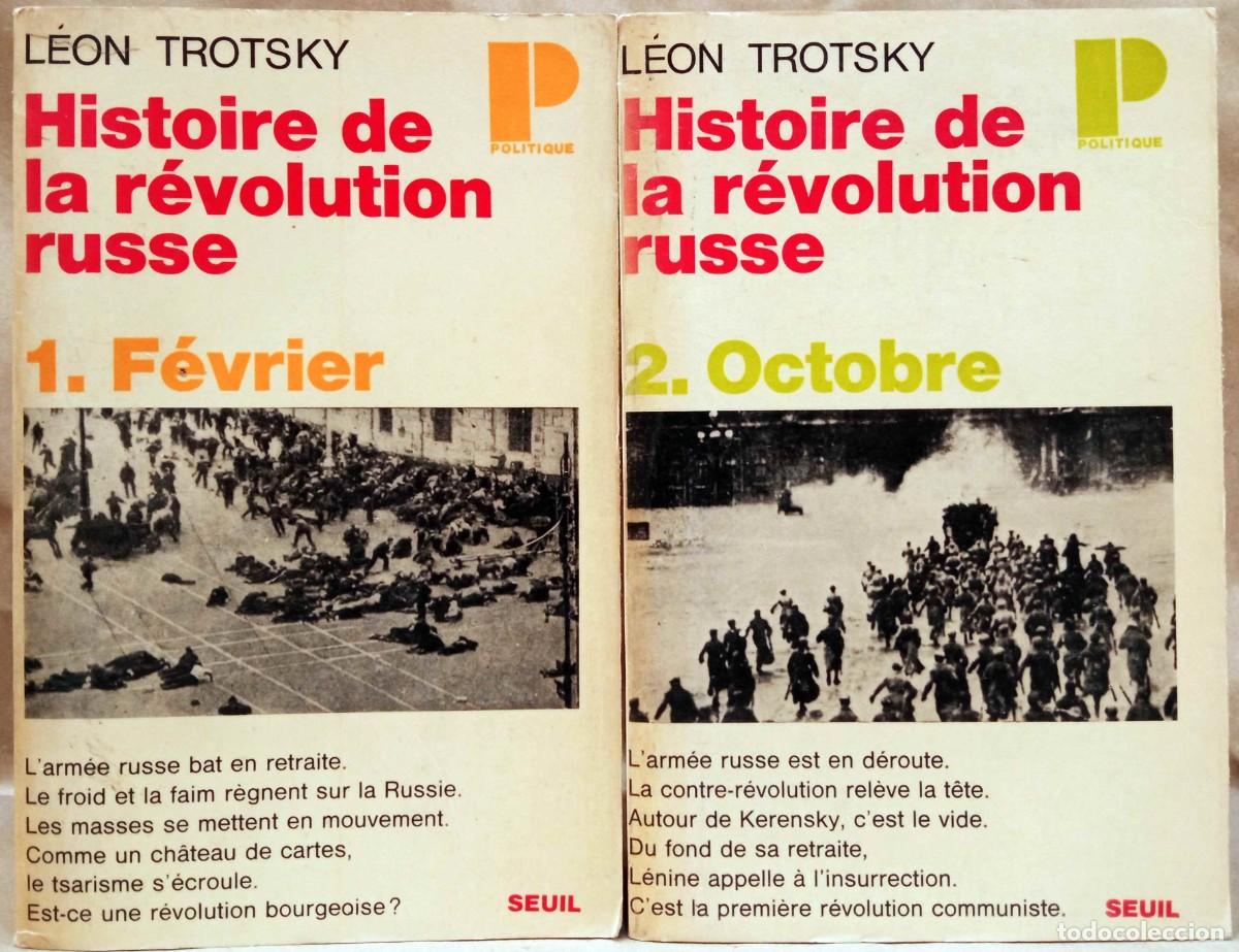 Libros de segunda mano: L&Eacute;ON TROTSKY - HISTOIRE DE LA R&Eacute;VOLUTION RUSSE (2 VOL.). SUEIL, 1967. - Foto 1