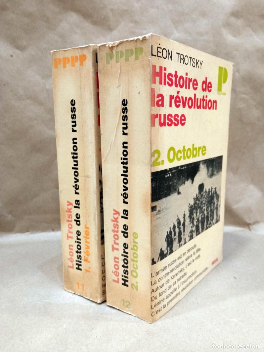 Libros de segunda mano: L&Eacute;ON TROTSKY - HISTOIRE DE LA R&Eacute;VOLUTION RUSSE (2 VOL.). SUEIL, 1967. - Foto 2