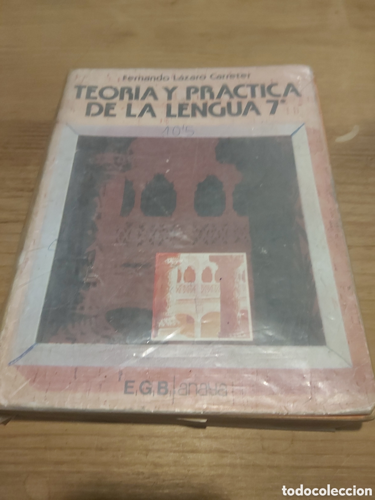 Libros de segunda mano: Anaya 7 egb teor&iacute;a y pr&aacute;ctica de la lengua subrrallado - Foto 1
