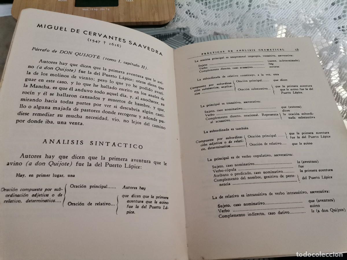Libros de segunda mano: PR&Aacute;CTICAS DE AN&Aacute;LISIS GRAMATICAL PARA OPOSICI&Oacute;NES LUIS MIRANDA PODADERA 1975 - Foto 5