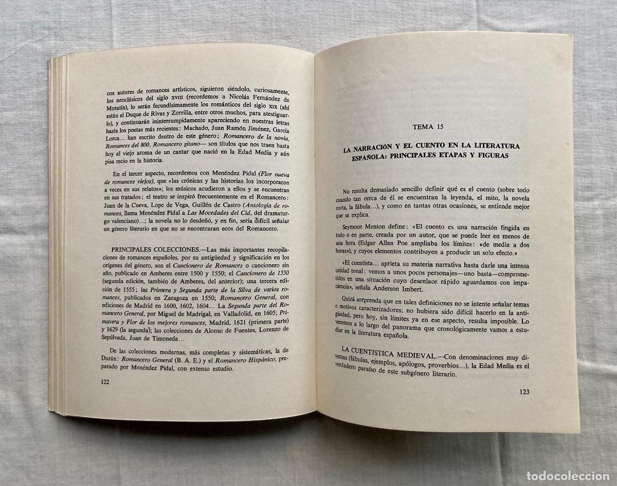Libros de segunda mano: DID&Aacute;CTICA DE LA LITERATURA, RAM&Oacute;N ESQUER TORRES. - Foto 4