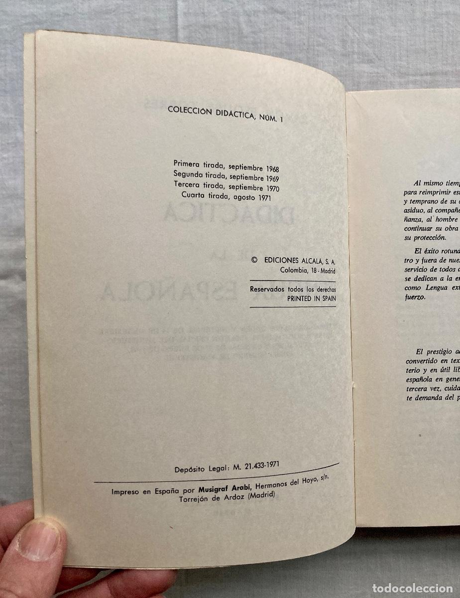Libros de segunda mano: DID&Aacute;CTICA DE LA LENGUA ESPA&Ntilde;OLA, RAM&Oacute;N ESQUER TORRES - Foto 4