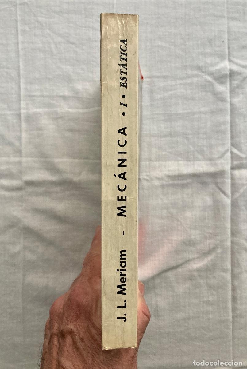 Libros de segunda mano: MEC&Aacute;NICA &middot;I&middot; EST&Aacute;TICA, J. L. MERIAM. - Foto 2