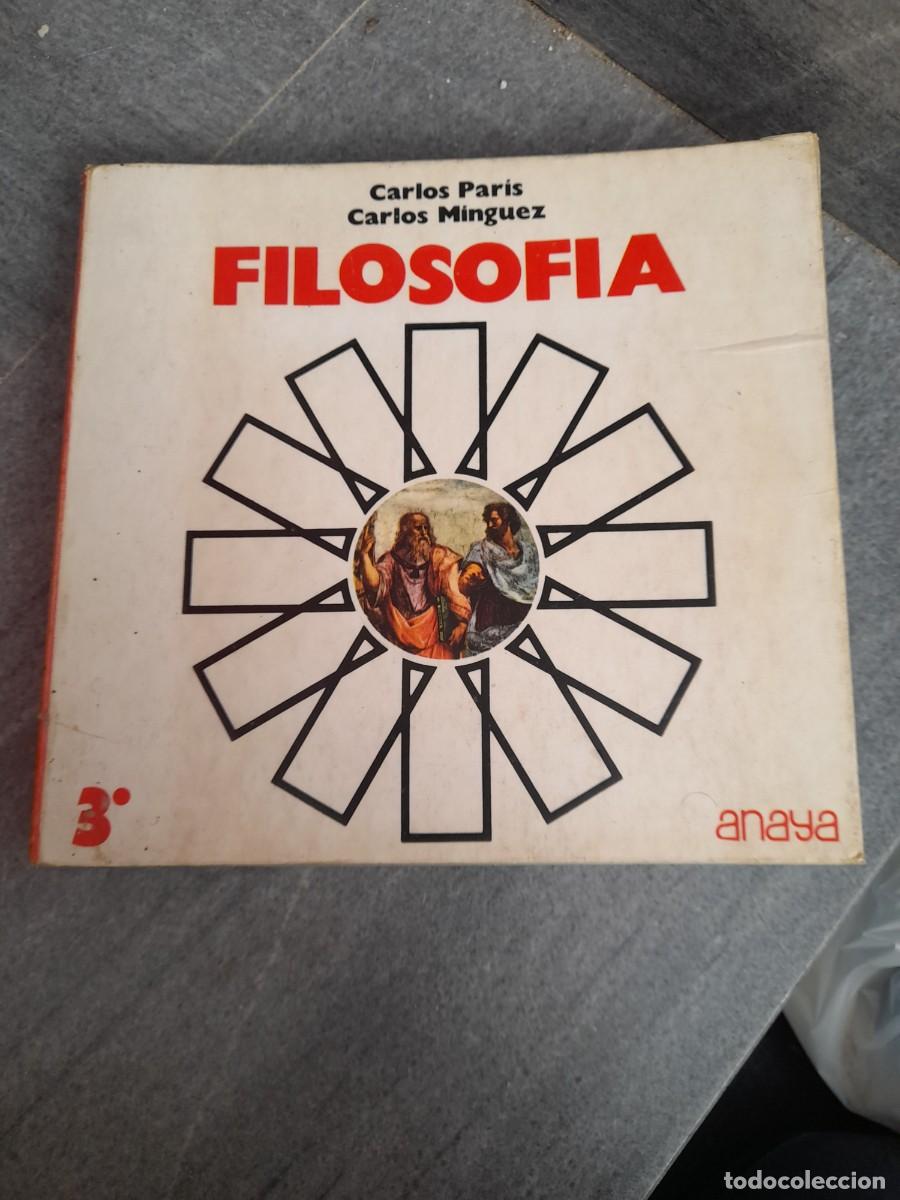 Libros de segunda mano: Libro Filosofia 3 tercero Anaya bup egb ? - Foto 1