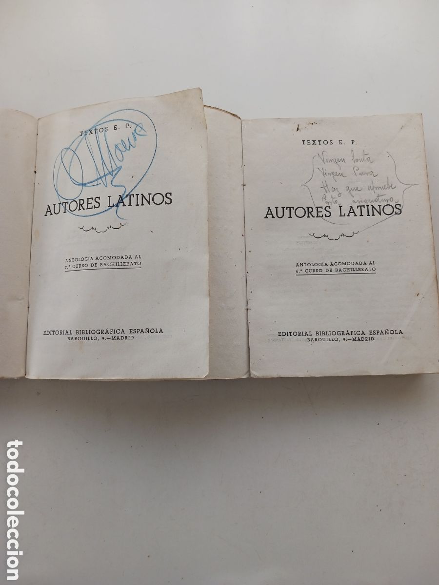 Libros de segunda mano: Autores latinos, textos E. P. 1946 tomos 6 y 7 - Foto 3